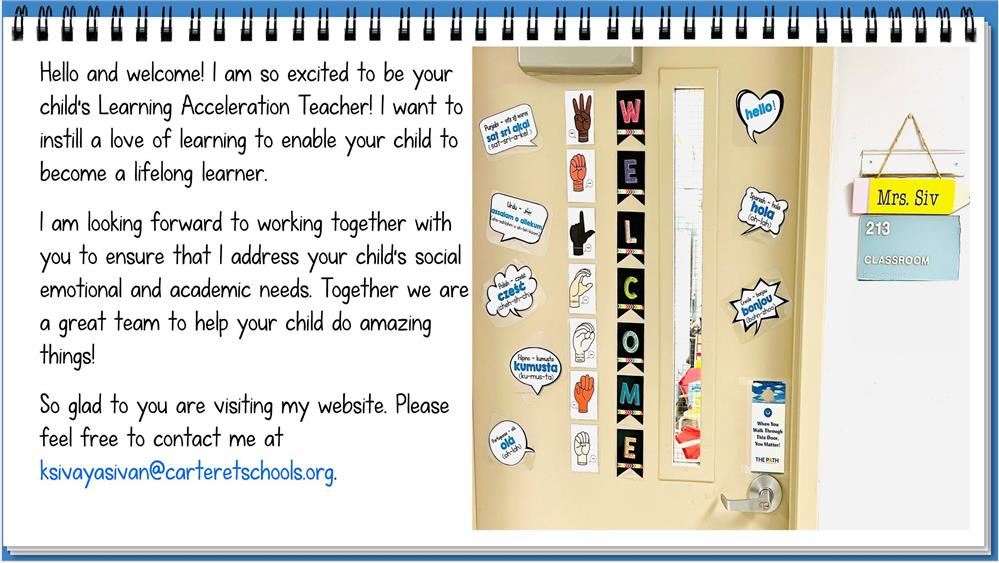 Teacher Page